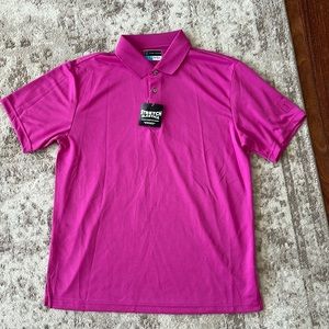 Men’s Pink PGA Tour Polo